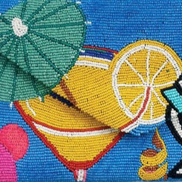 GOOD VIBES 5 Designs Intricate Hand Crafted High Quality Beaded Crossbody Clutch - Picture 6 of 12